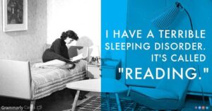 I have a terrible sleeping disorder