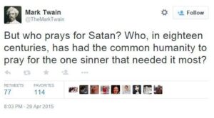 Mark Twain tweet