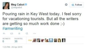 Meg Cabot tweet
