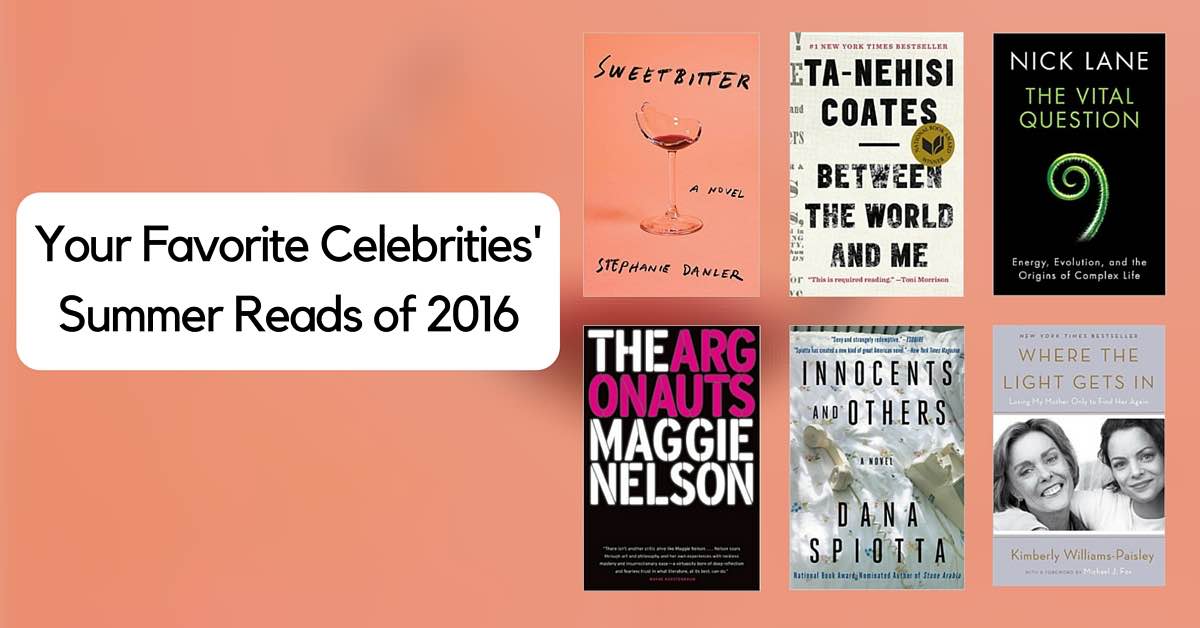 Your Favorite Celebrities' Summer Reads 2016