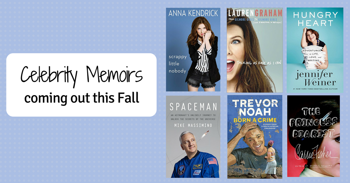 Celebrity Memoirs Coming Out This Fall