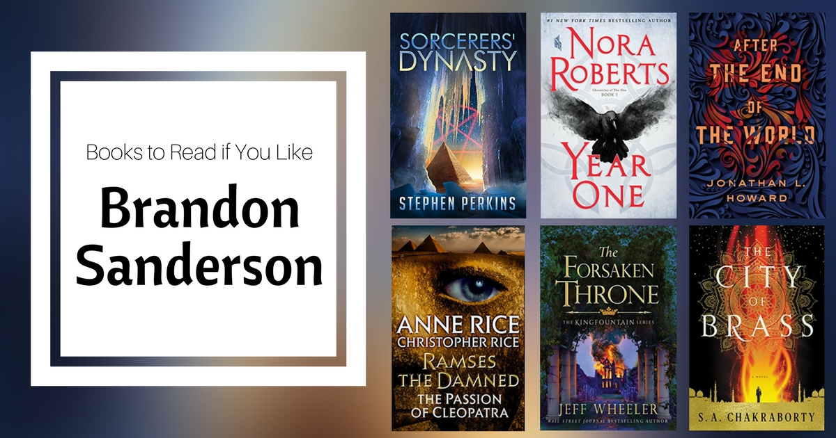 Books To Read If You Like Brandon Sanderson