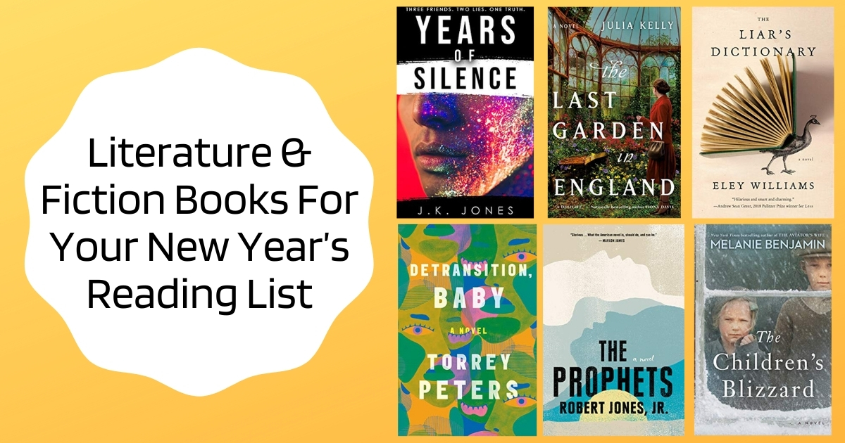 Literature & Fiction Books For Your New Year's Reading List | 2021