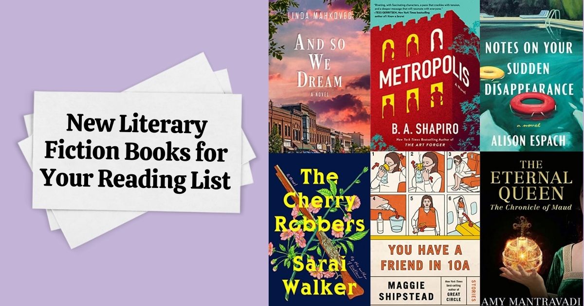New Literary Fiction Books for Your Reading List