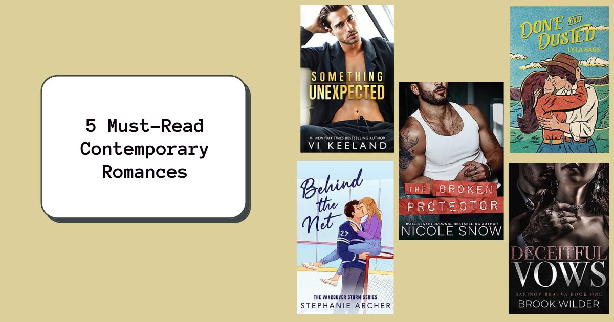 5 Must-Read Contemporary Romances