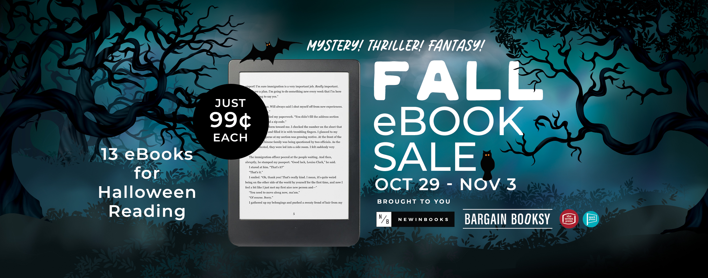 Mysteries, Thrillers, and Fantasies, Oh My!