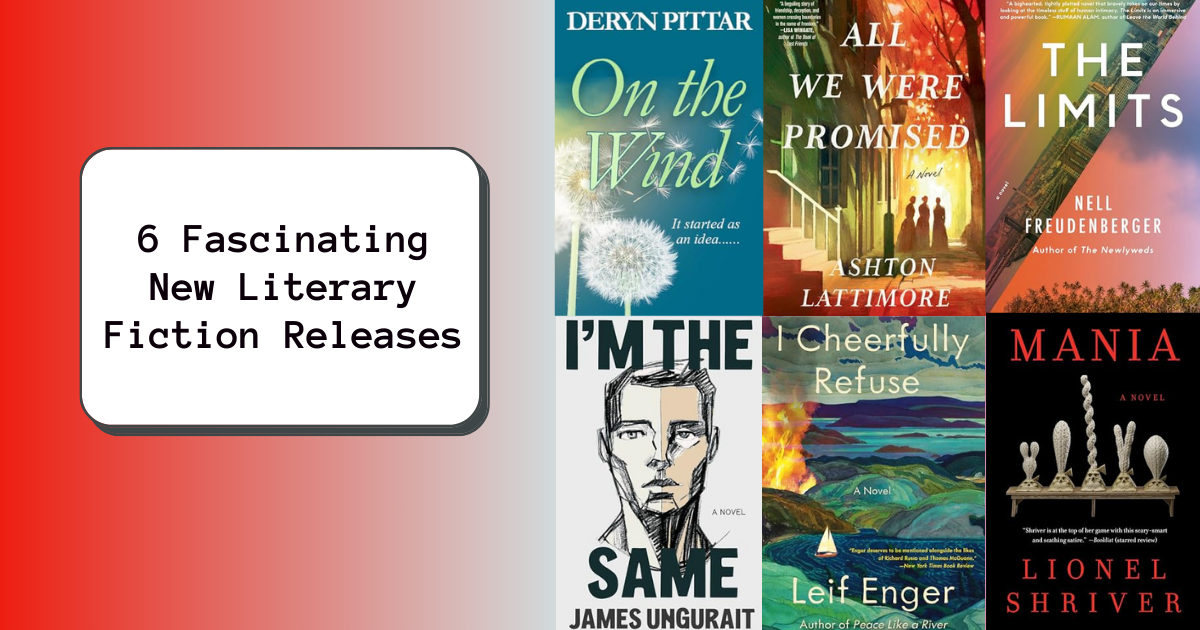 6 Fascinating New Literary Fiction Releases