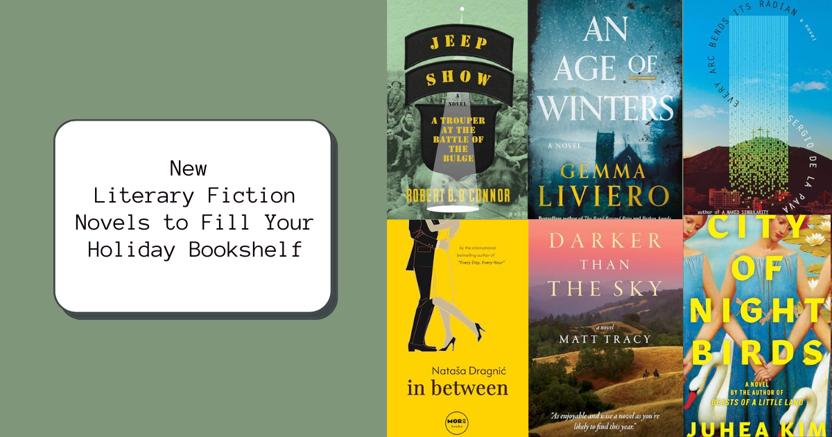 New Literary Fiction Novels to Fill Your Holiday Bookshelf