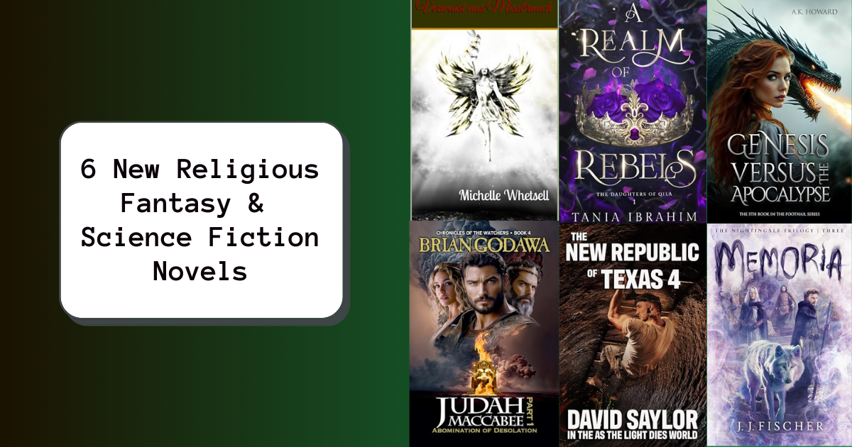 6 New Religious Fantasy & Science Fiction Novels