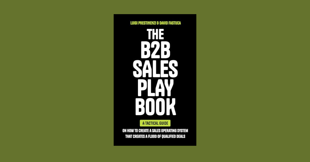 Interview with David Fastuca, Author of The B2B Sales Playbook