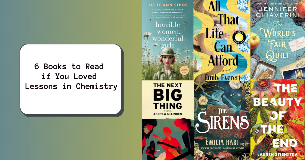 6 Books to Read if You Loved Lessons in Chemistry