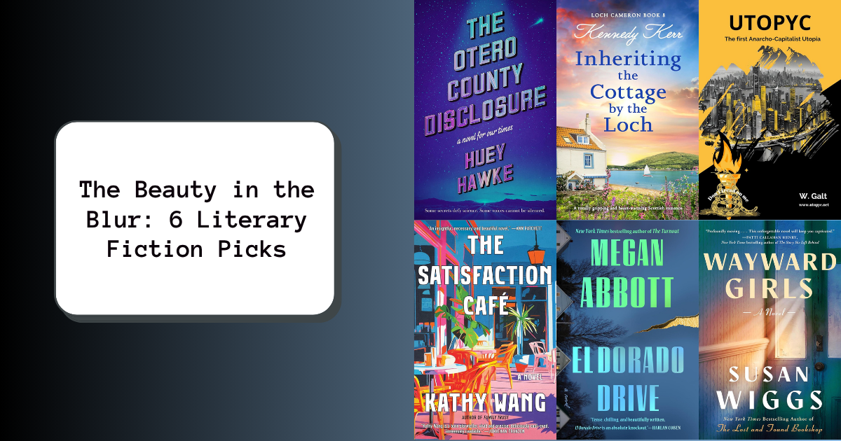 The Beauty in the Blur: 6 Literary Fiction Picks