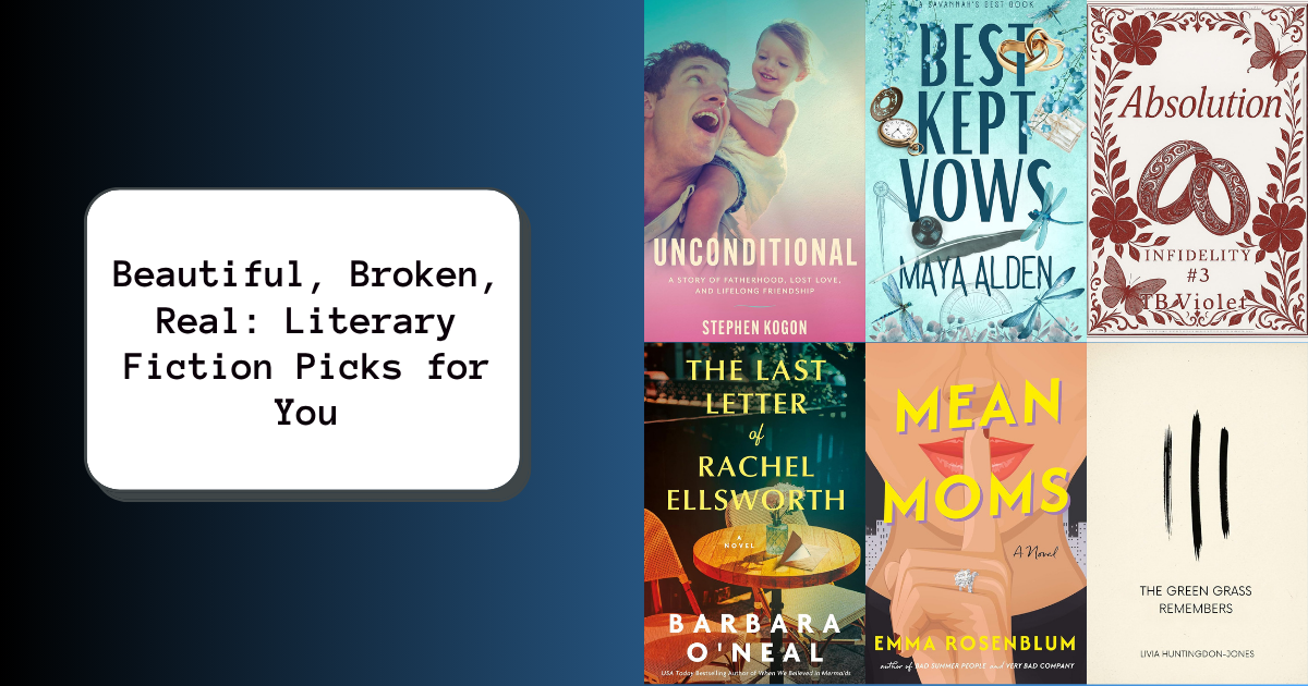 Beautiful, Broken, Real: Literary Fiction Picks for You