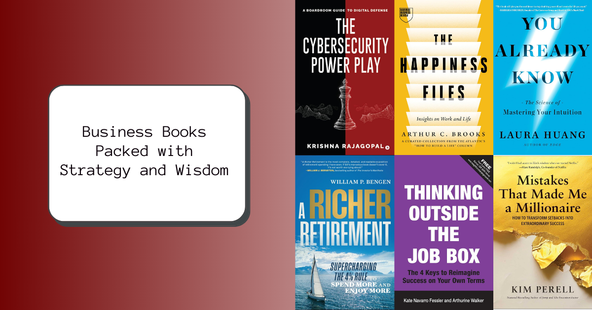 Business Books Packed with Strategy and Wisdom
