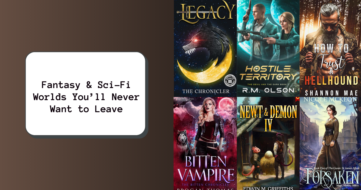 Fantasy & Sci-Fi Worlds You’ll Never Want to Leave