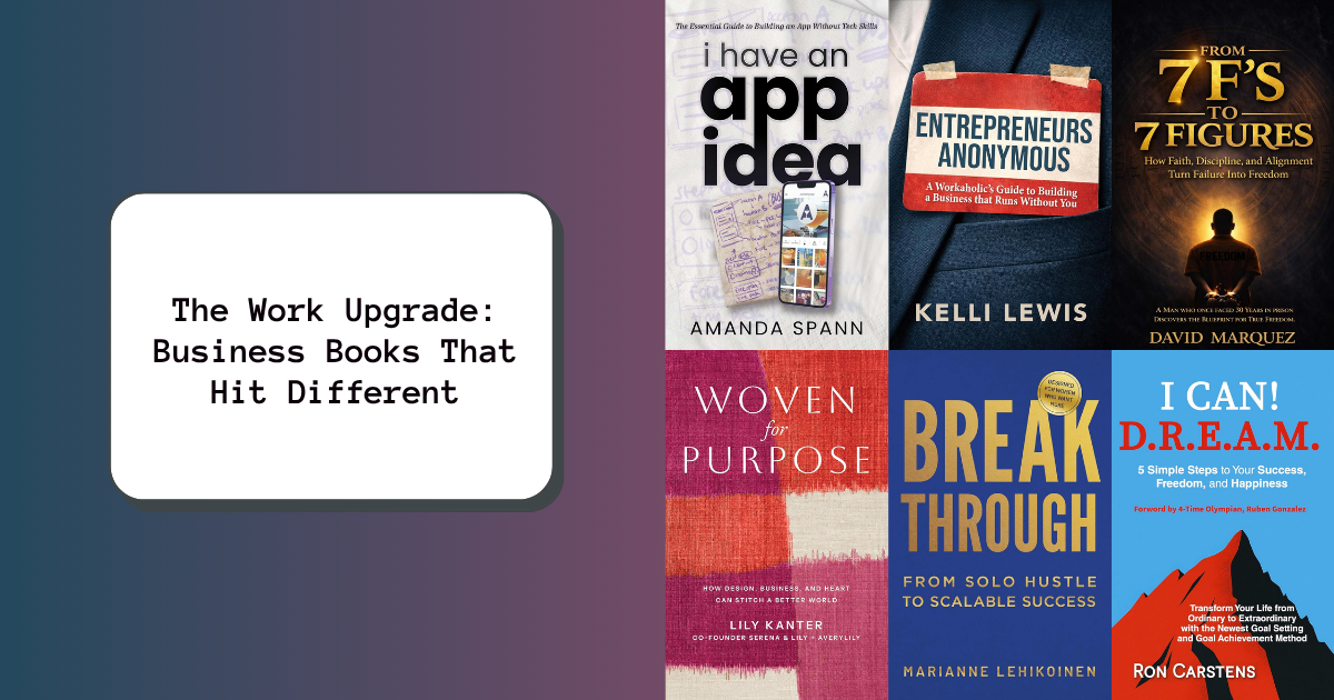 The Work Upgrade: Business Books That Hit Different