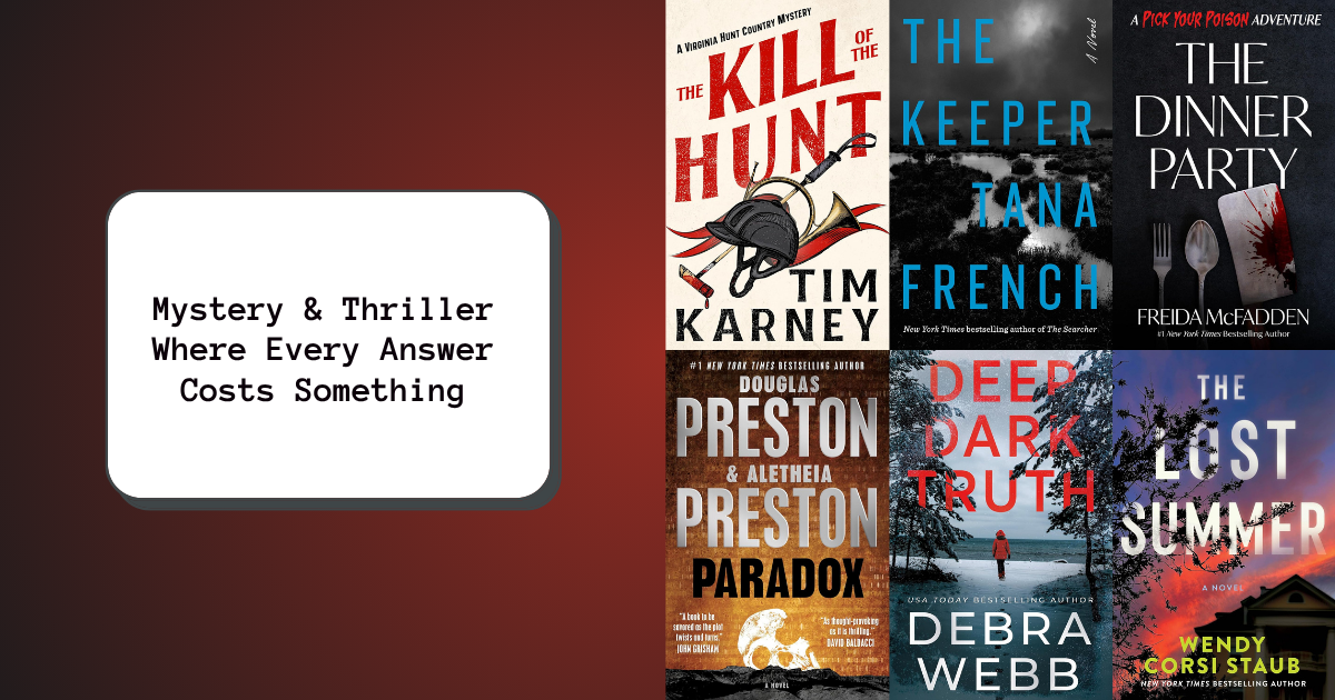 Mystery & Thriller Where Every Answer Costs Something