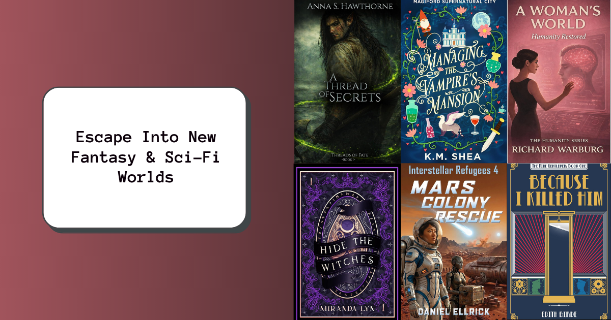 Escape Into New Fantasy & Sci-Fi Worlds