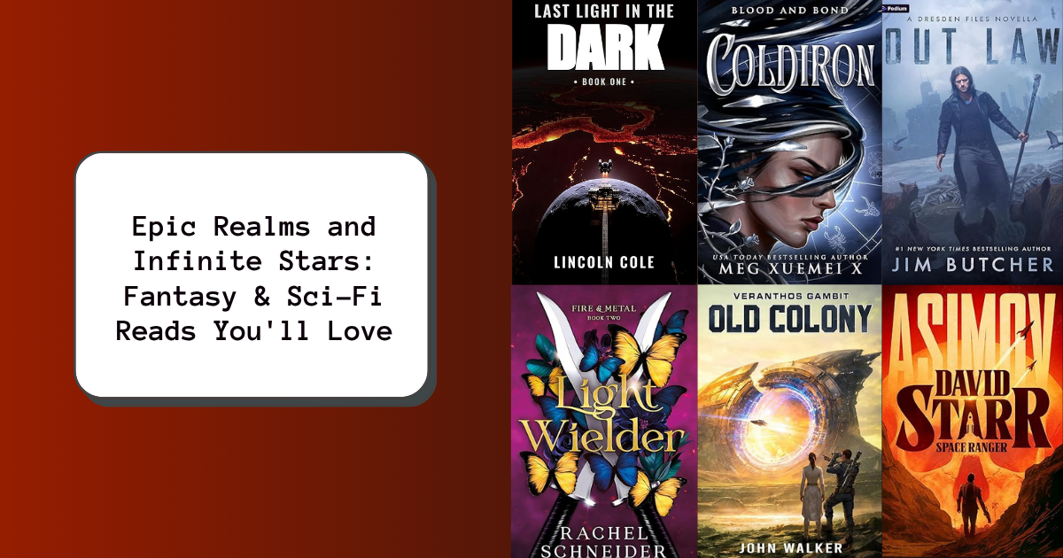 Epic Realms and Infinite Stars: Fantasy & Sci-Fi Reads You'll Love