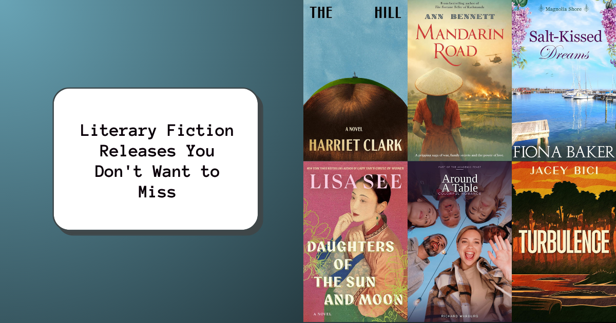 Literary Fiction Releases You Don't Want to Miss