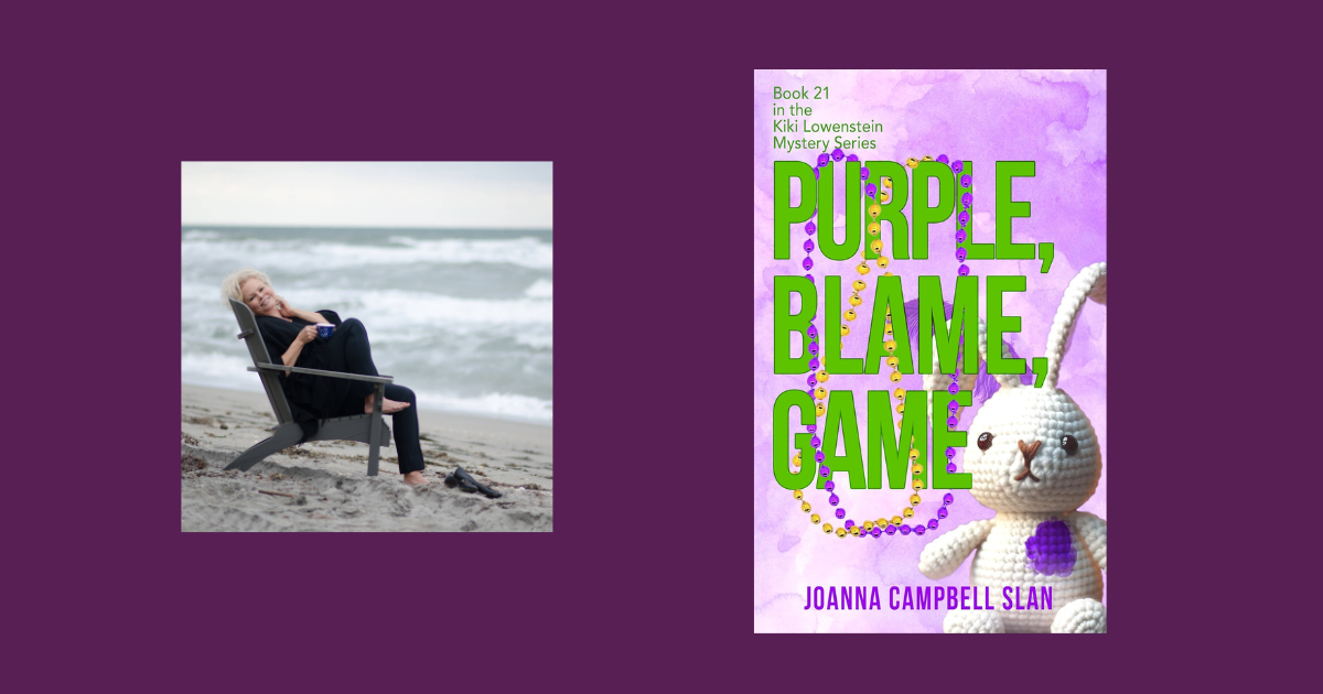 Interview with Joanna Campbell Slan, Author of Purple, Blame, Game