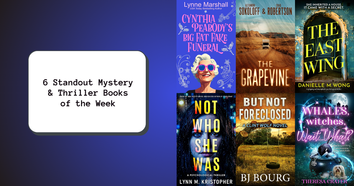 6 Standout Mystery & Thriller Books of the Week