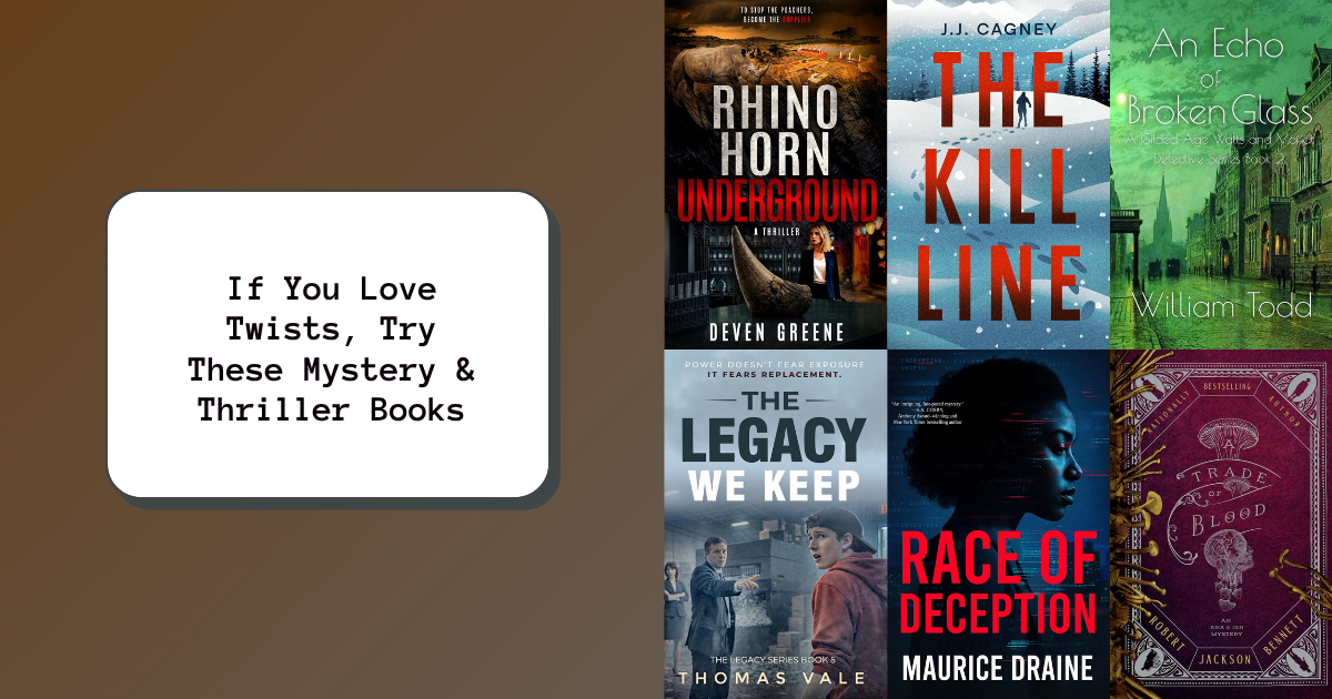 If You Love Twists, Try These Mystery & Thriller Books