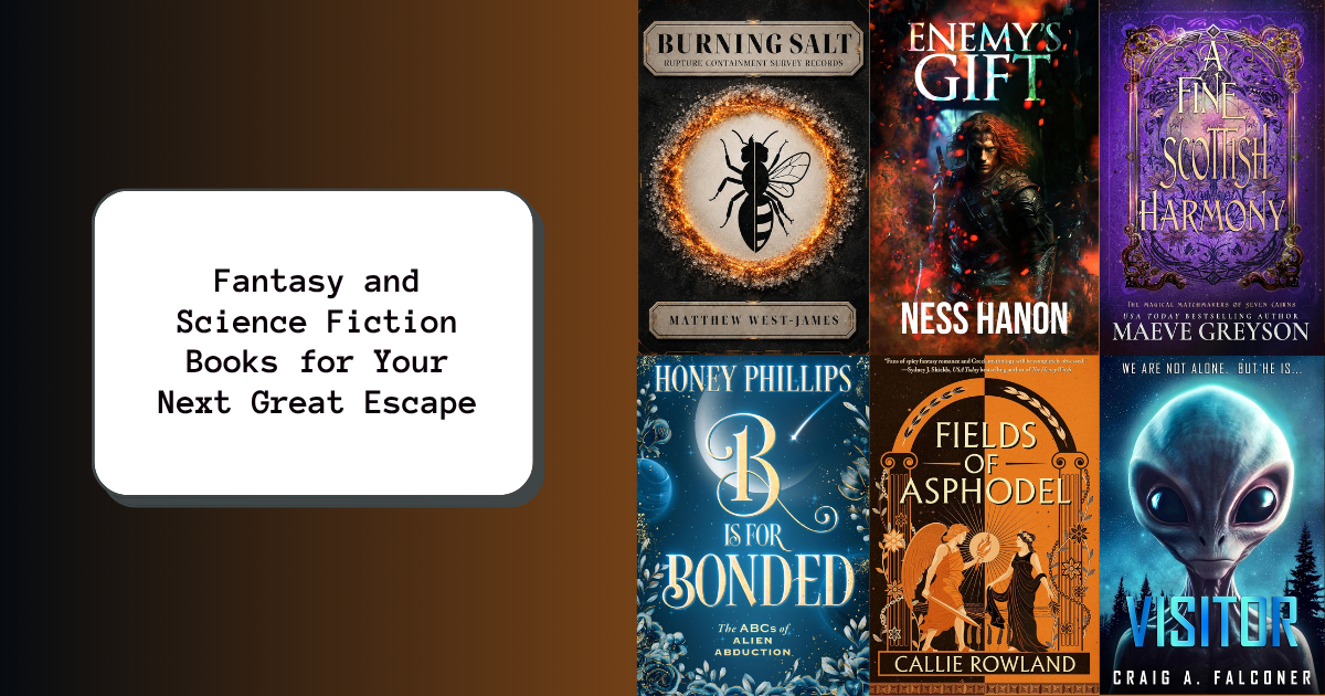Fantasy and Science Fiction Books for Your Next Great Escape