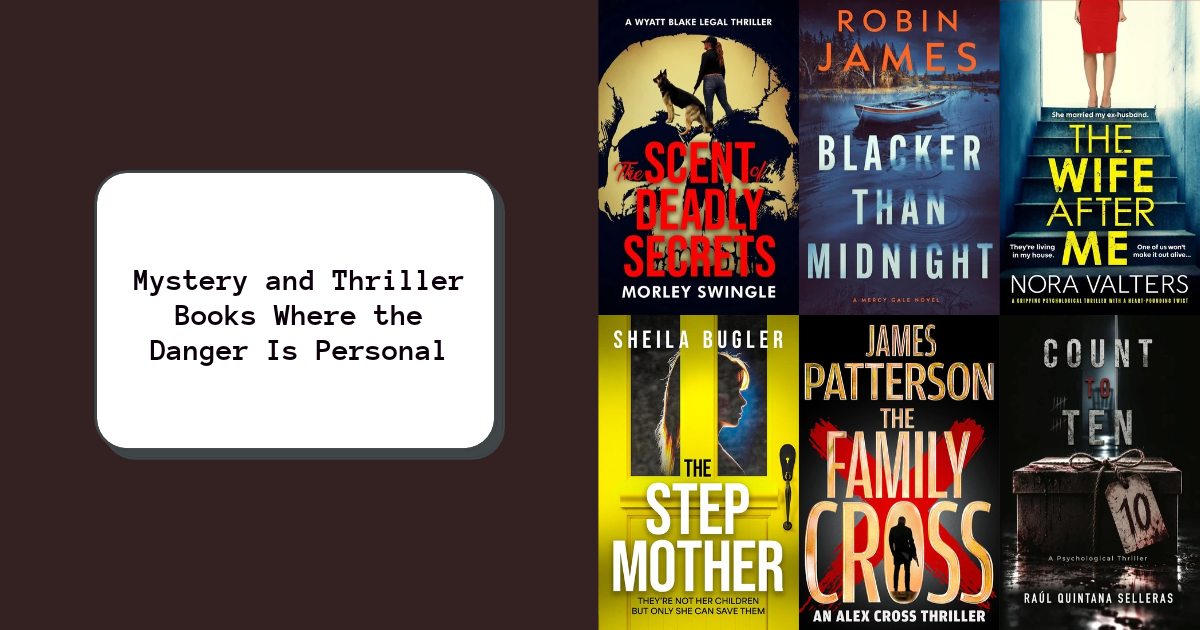 Mystery and Thriller Books Where the Danger Is Personal