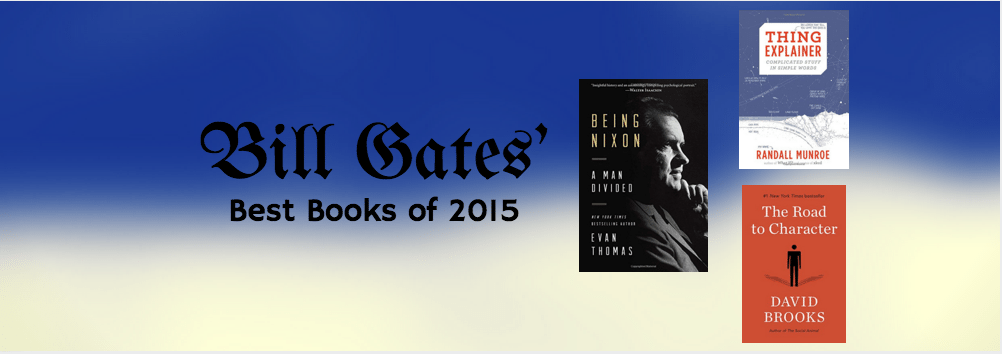 Top 3 Books to Read in 2015, According to Bill Gates