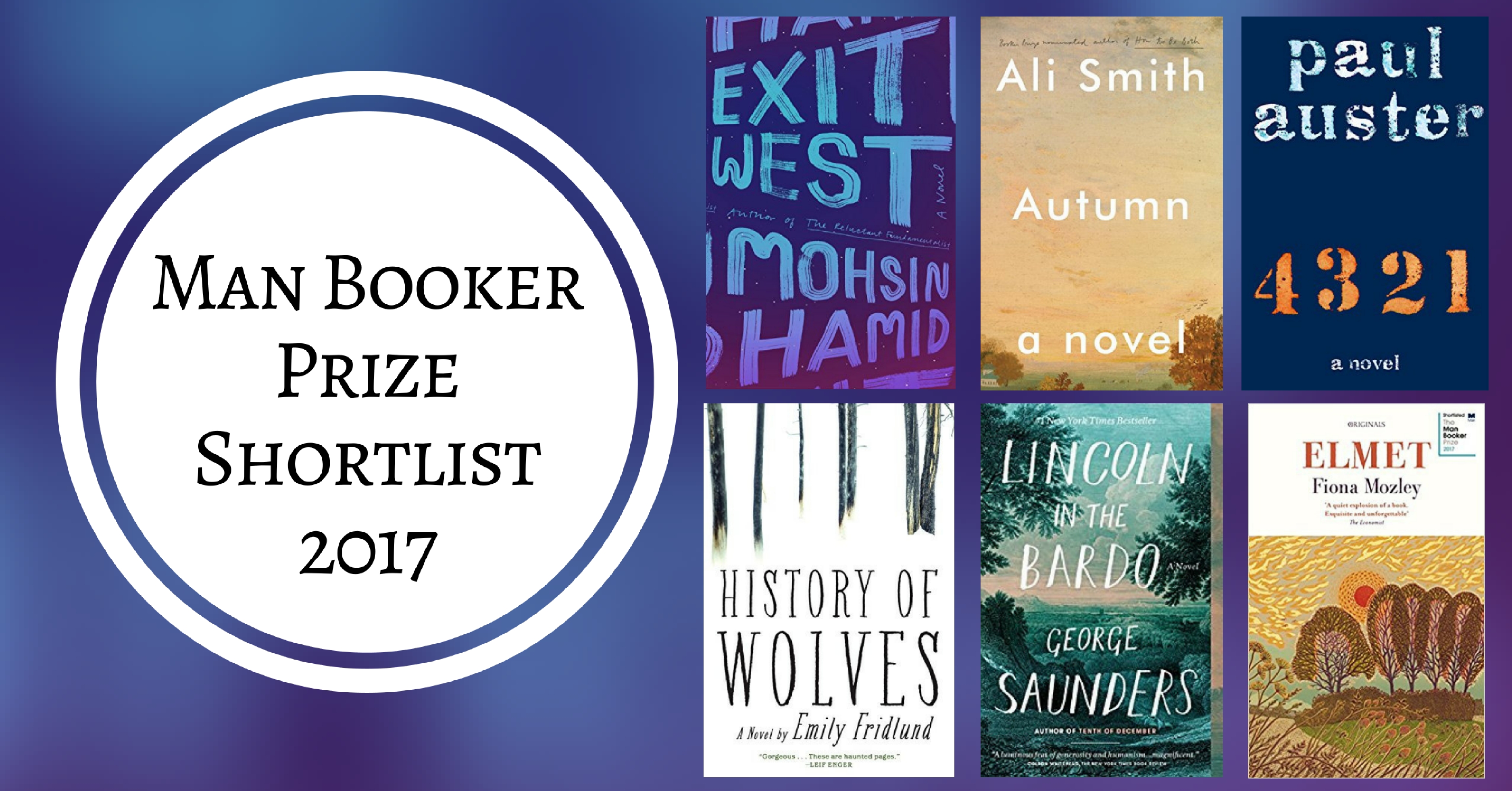 Man Booker Prize Shortlist 2017