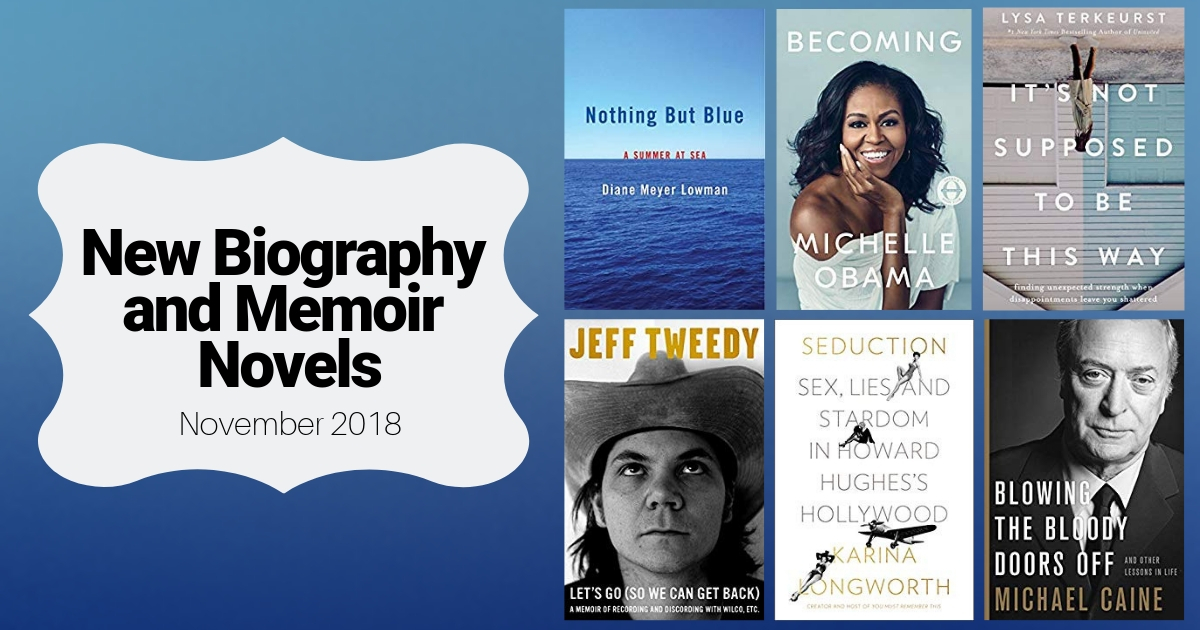 New Biography and Memoir Novels | November 2018