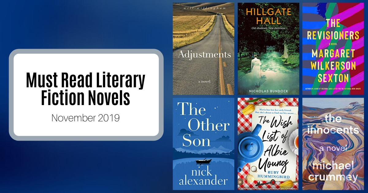 Must Read Literary Fiction Novels | November 2019