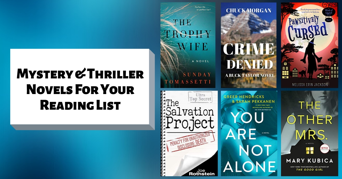 New Mystery and Thriller Novels For Your Reading List | March 2020