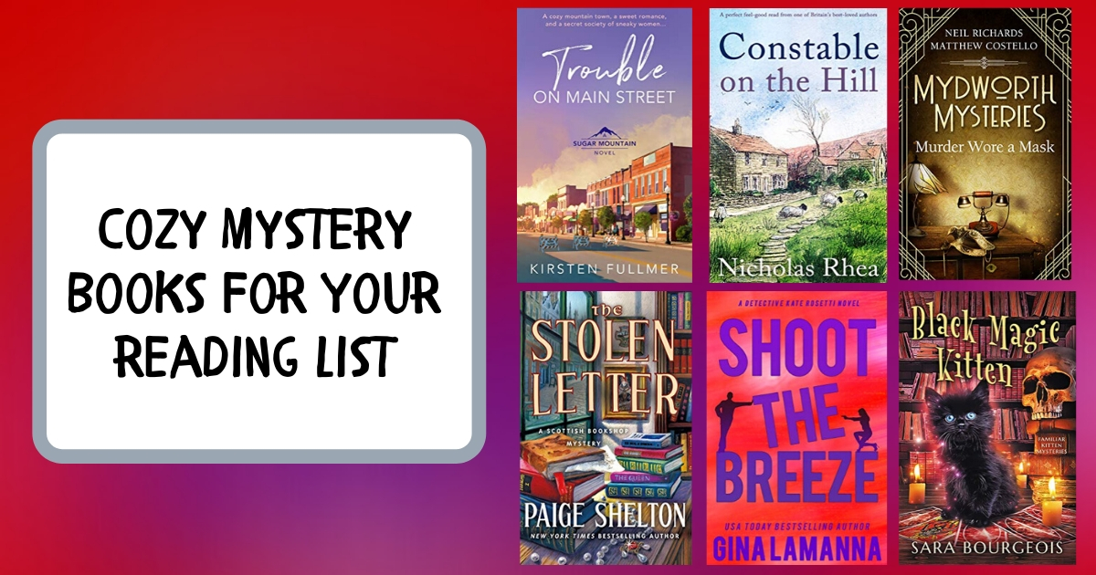New Cozy Mystery Books For Your Reading List | Spring 2020