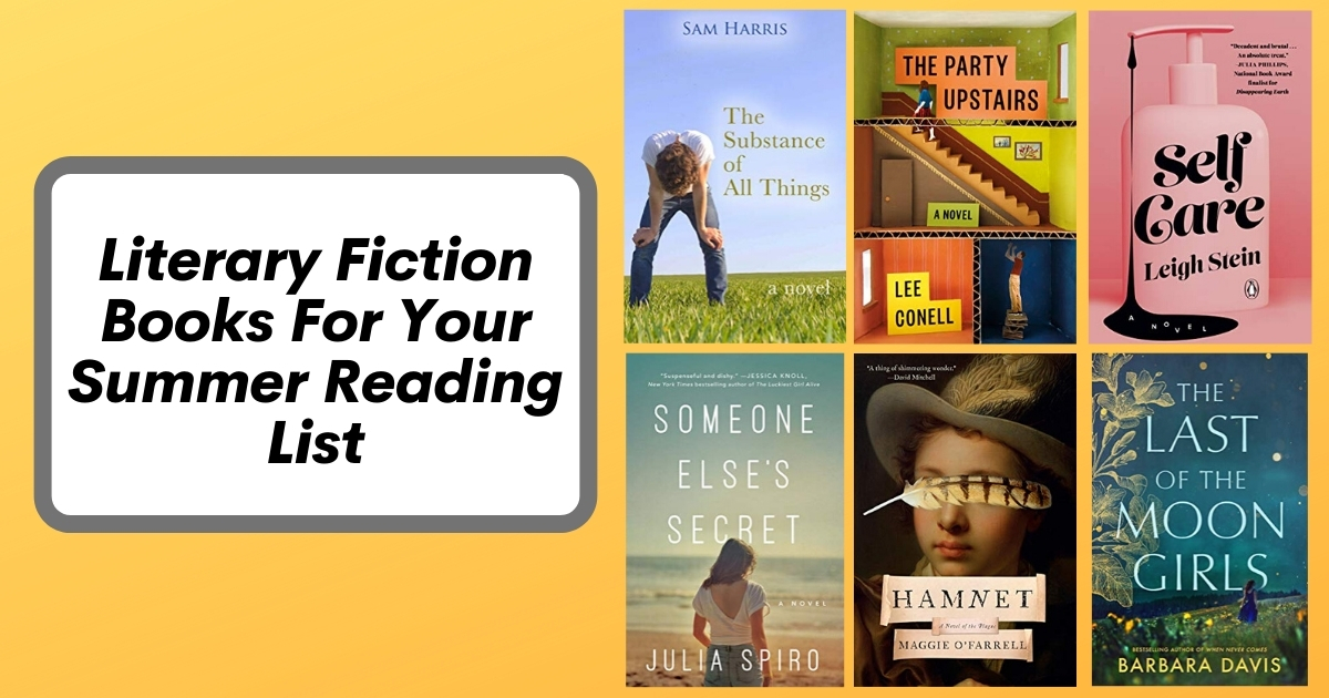 Literary Fiction Books For Your Summer Reading List | 2020