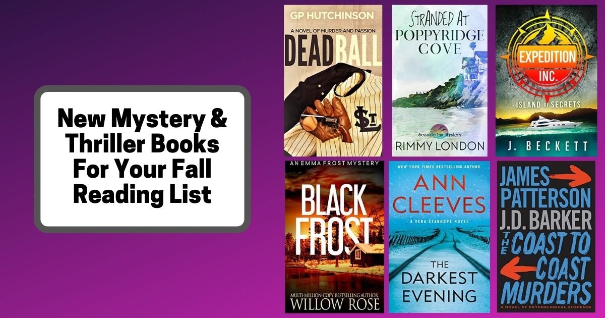 New Mystery & Thriller Books For Your Fall Reading List | 2020