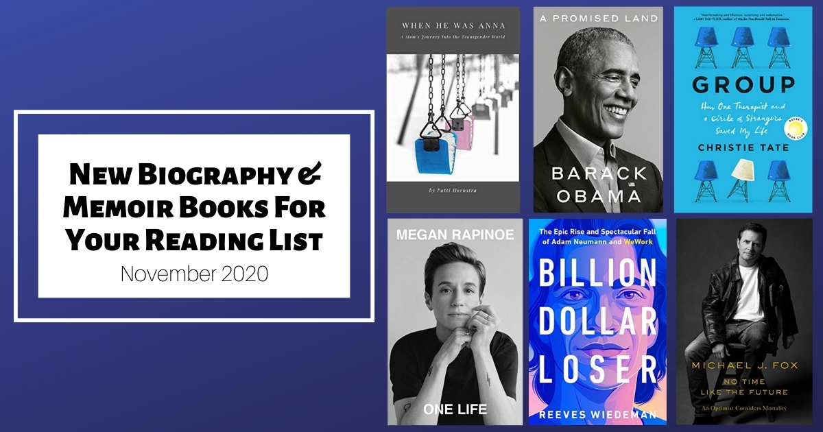 New Biography & Memoir Books For Your Reading List | November 2020