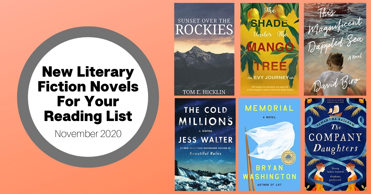New Literary Fiction Novels For Your Reading List | November 2020