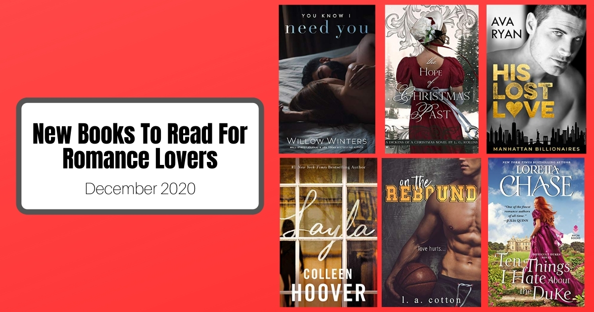 New Books To Read For Romance Lovers | December 2020