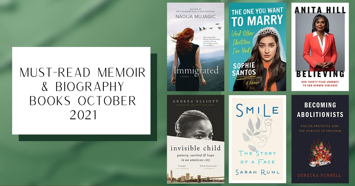 Must-Read Memoir & Biography Books | October 2021