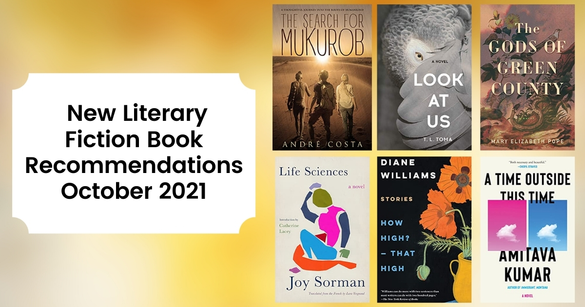 New Literary Fiction Book Recommendations | October 2021