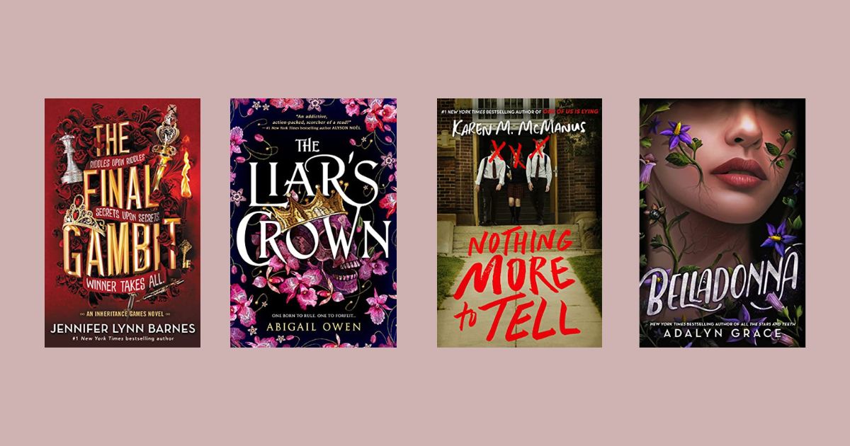 New Young Adult Books to Read | August 30