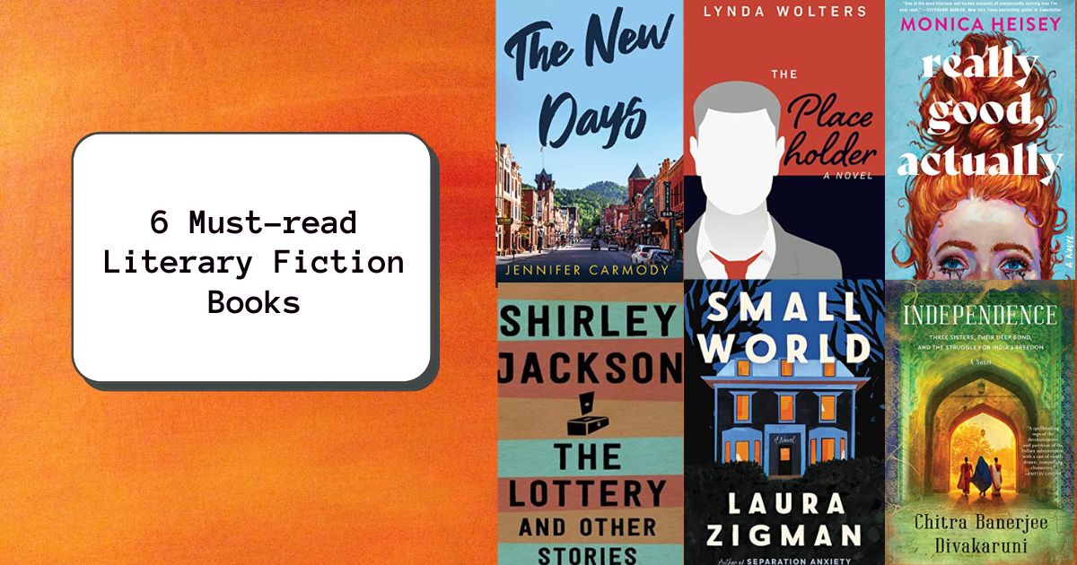 6 Must-read Literary Fiction Books
