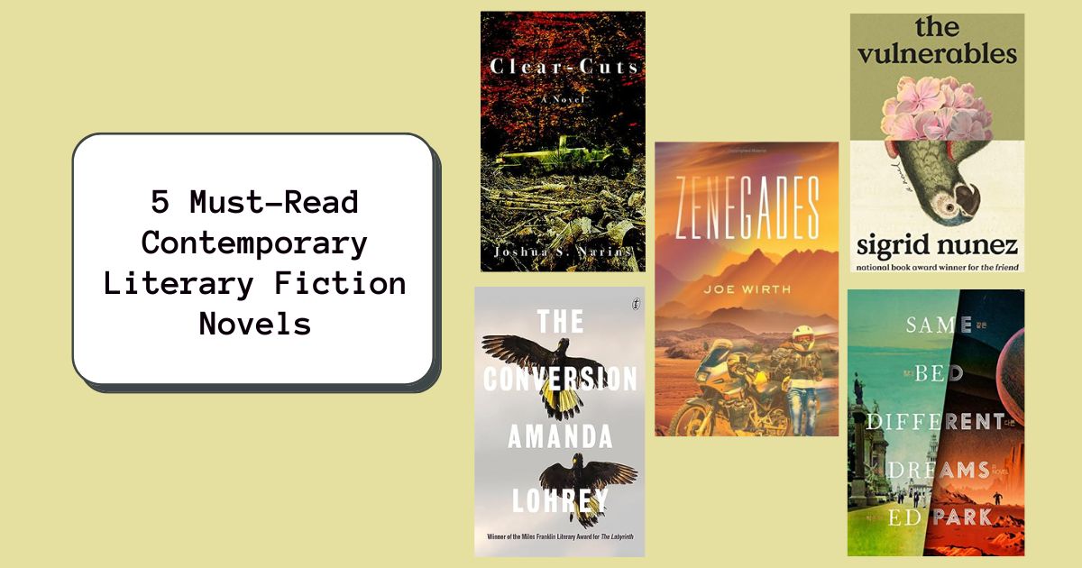 5 Must-Read Contemporary Literary Fiction Novels